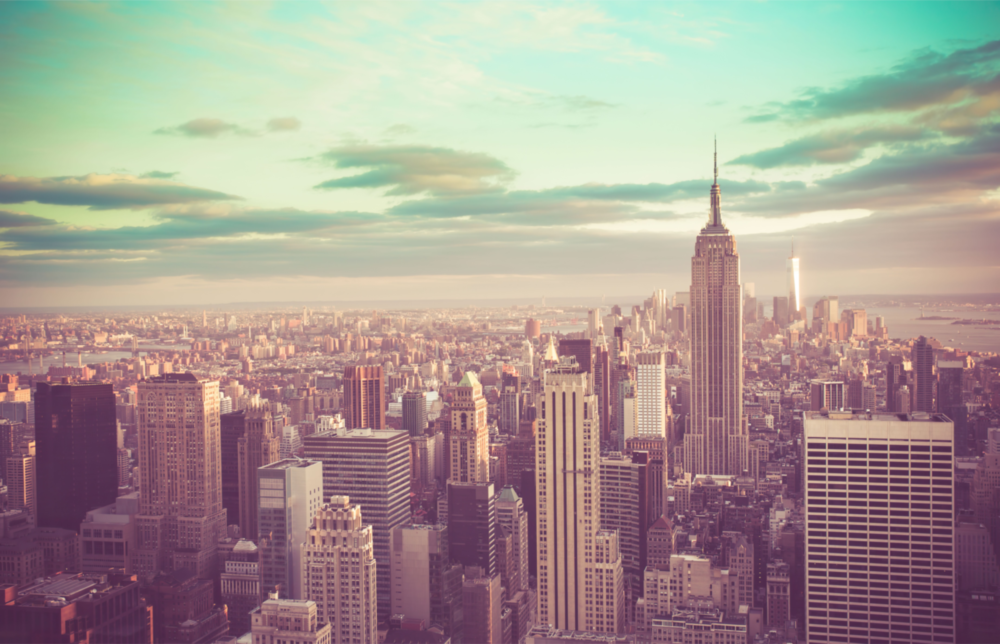 New York City Glass Wall Art