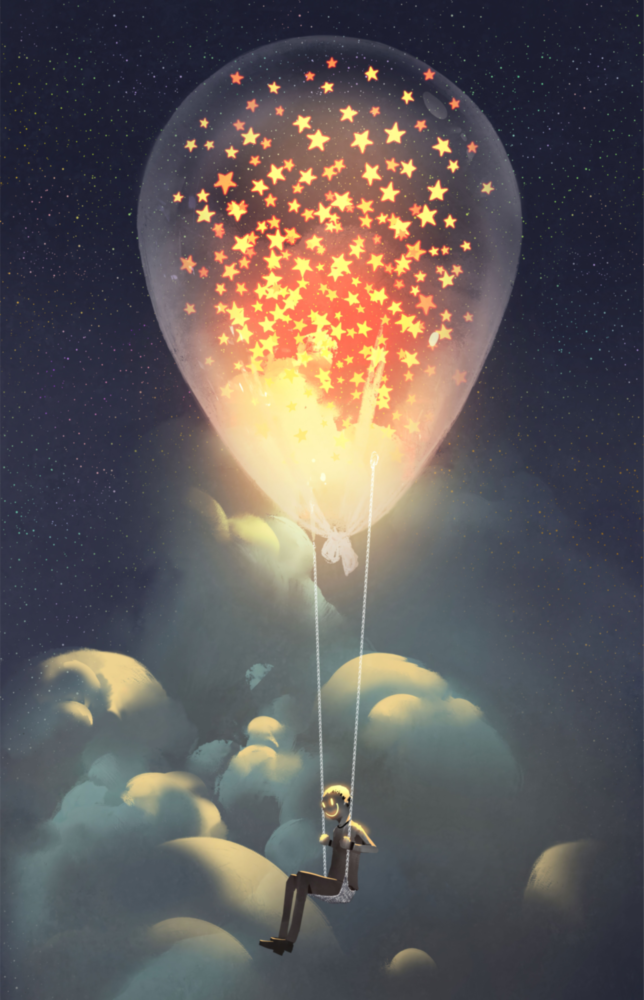 Starry Dream Glass Wall Art