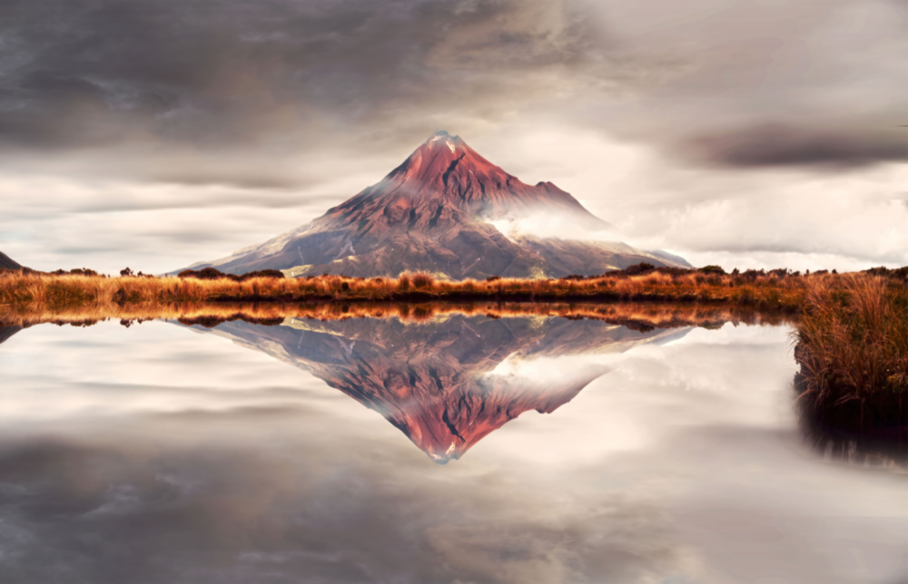 Mountain Glass Wall Art