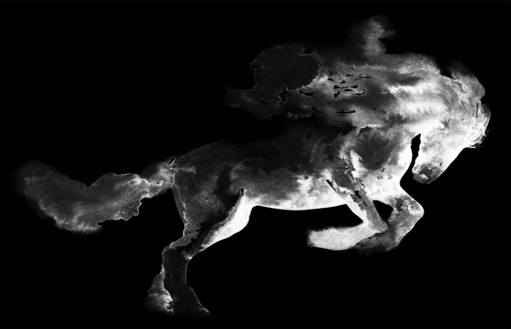 Horse Glass Wall Art