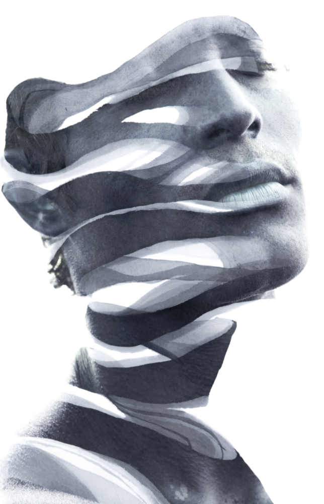 Man Glass Wall Art