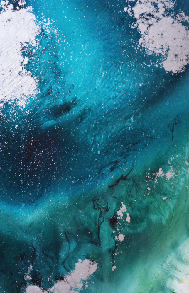 Colors of Abstraction Glass Wall Art