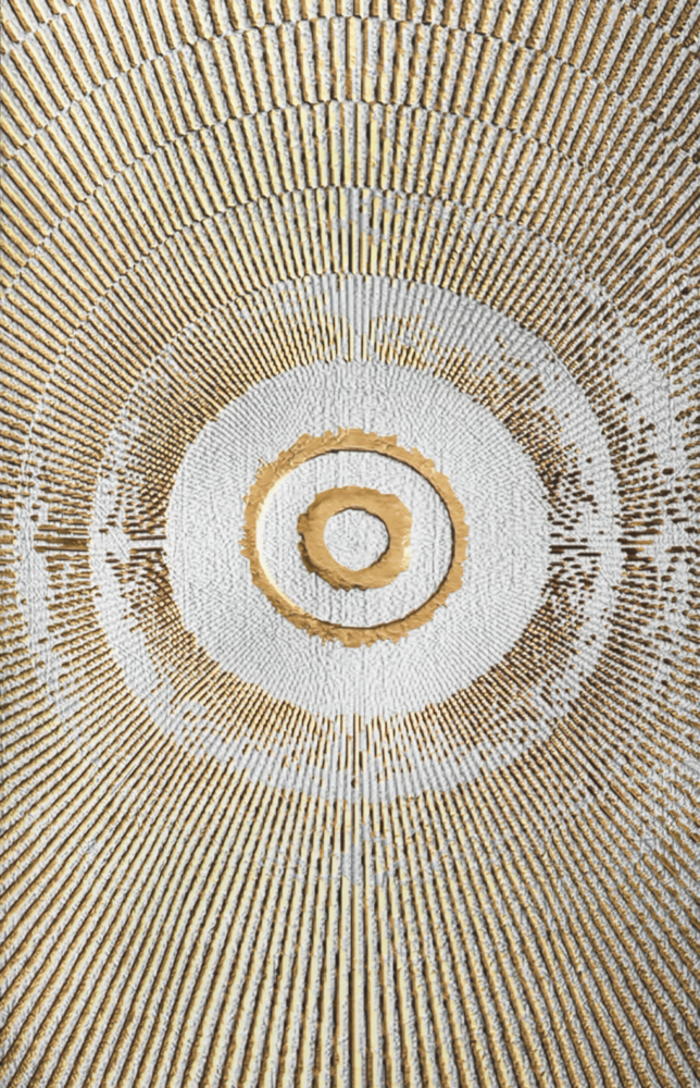 Abstract Loop Glass Wall Art