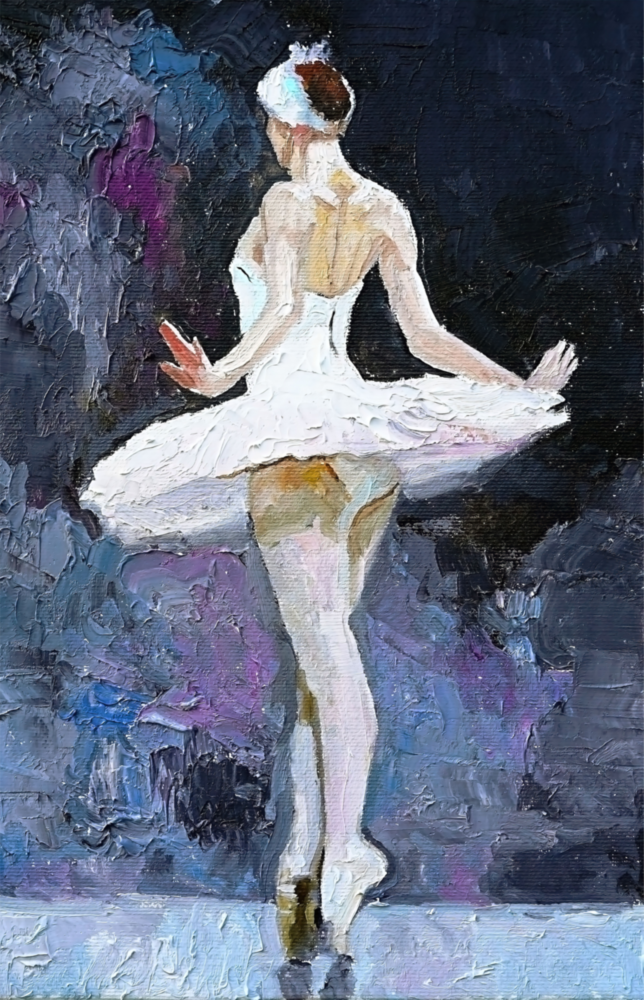 Ballerina Glass Wall Art