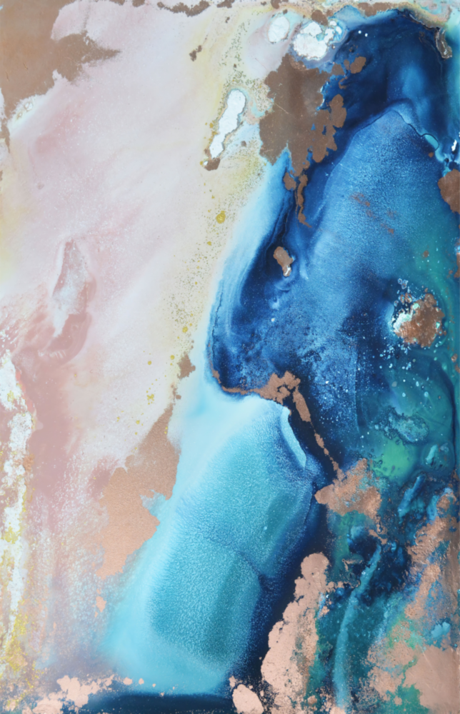 Abstraction Glass Wall Art