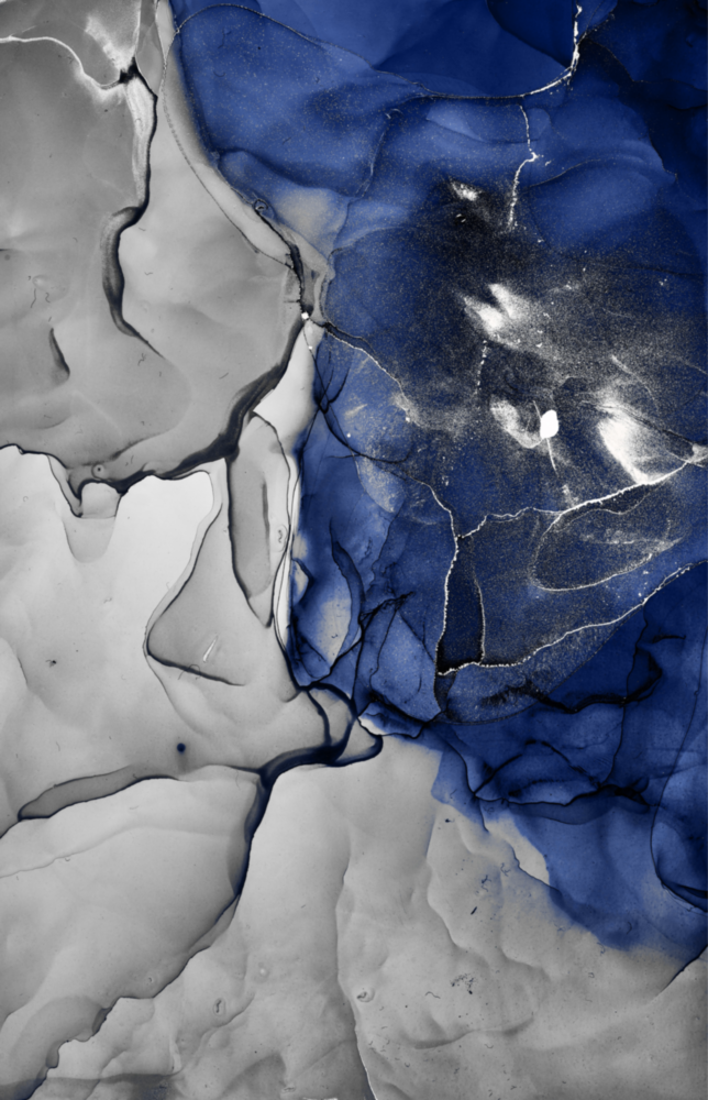 Blue Marble Glass Art
