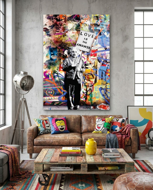 The Genius Answer Glass Art