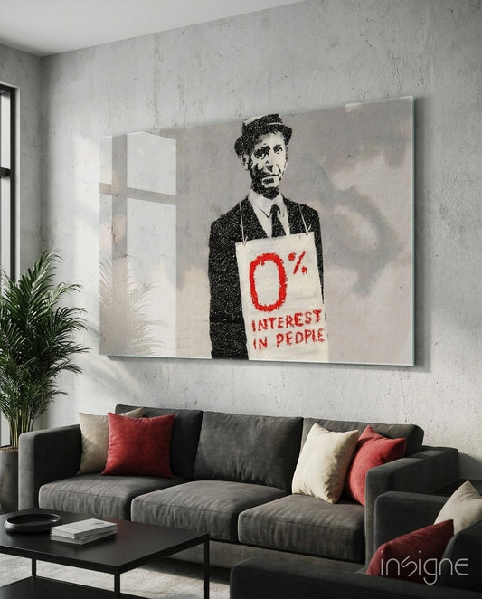 Unrelated Glass Art - Lifestyle preview in a designer interior
