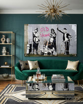 Old School Glass Art - Lifestyle preview in a designer interior