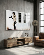 Neanderthal Glass Art - Lifestyle preview in a designer interior