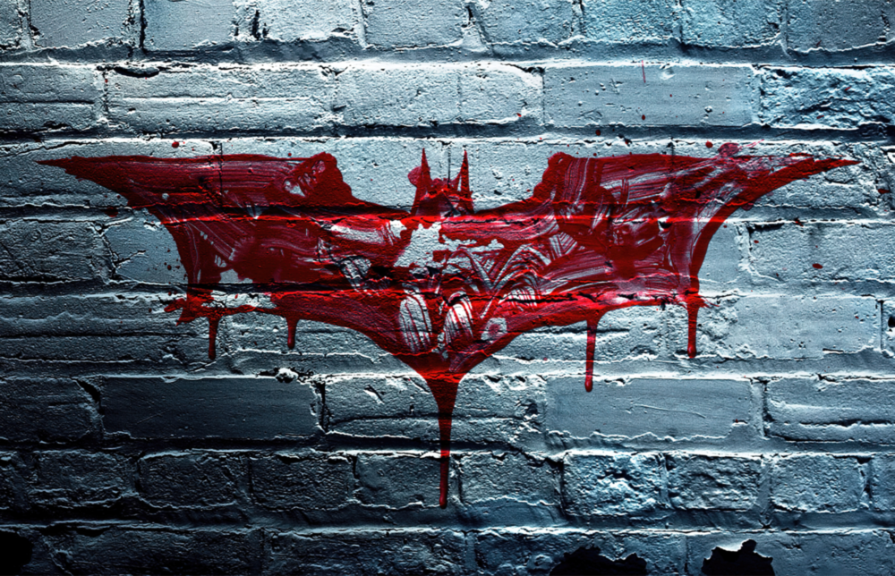 Batman Glass Art
