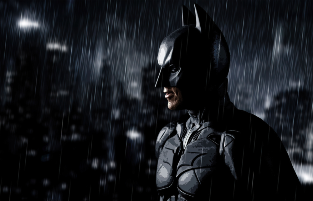 Batman Glass Art