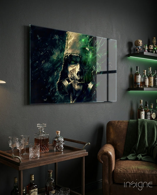 Balustrade Glass Art - Lifestyle preview in a designer interior