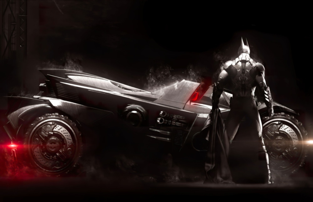 Batmobile Glass Art