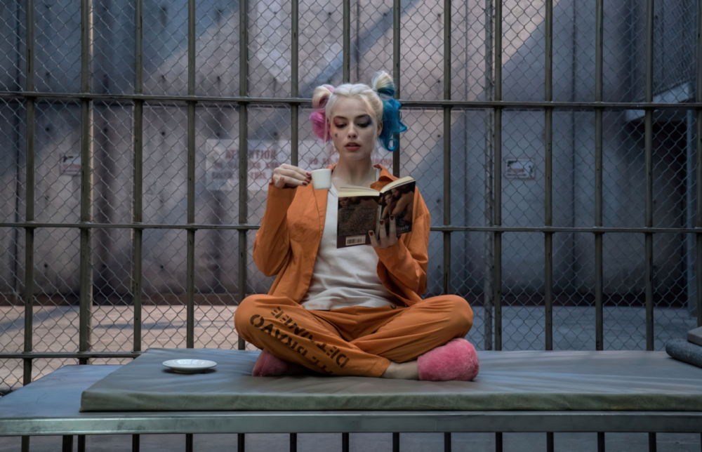 Harley Quinn Glass Art