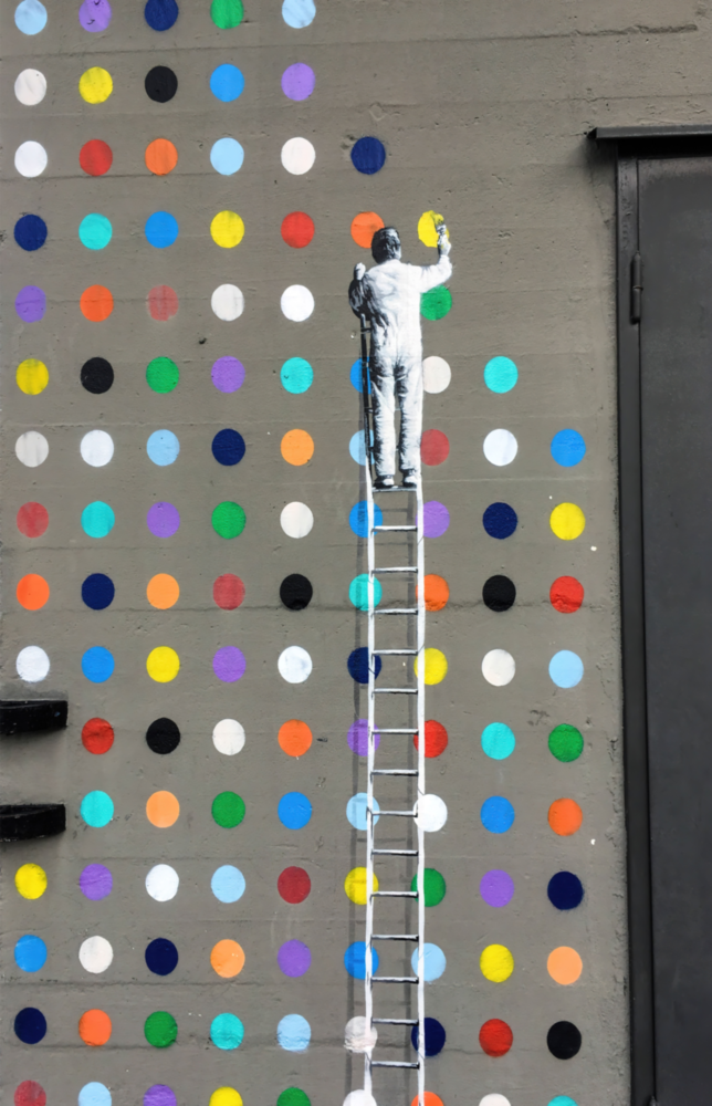 Dots Glass Art