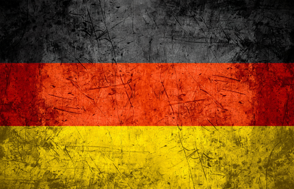 Flag of Germany Glass Wall Art