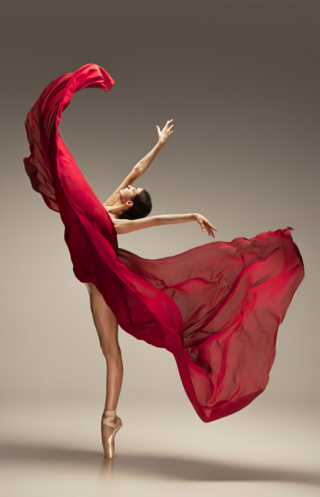 Ballerina Glass Wall Art