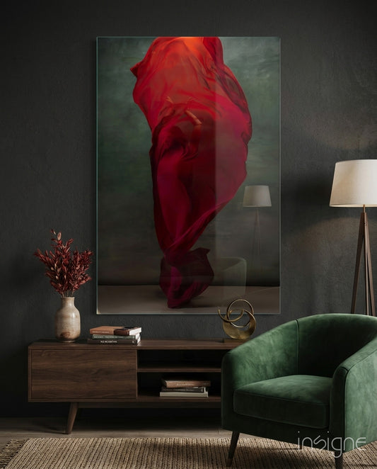 Ballerina Glass Wall Art - Lifestyle preview in a designer interior