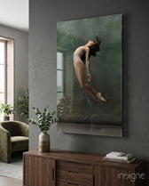 Ballerina Glass Wall Art - Lifestyle preview in a designer interior