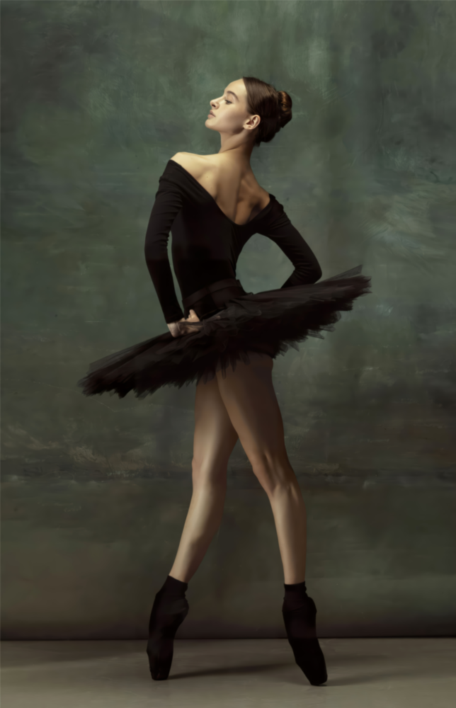 Ballerina Glass Wall Art