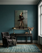 Ballerina Glass Wall Art - Lifestyle preview in a designer interior