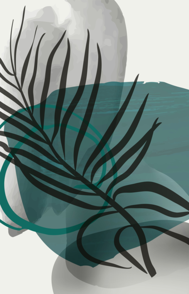 Autumn Green Glass Wall Art