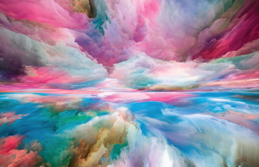 Clouds of a Dream Glass Wall Art
