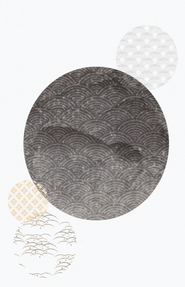 Black Moon Glass Wall Art
