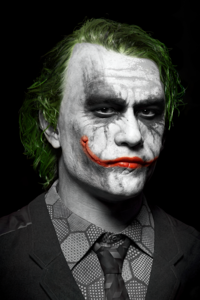 Joker Glass Wall Art
