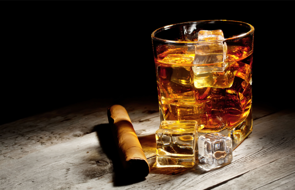 Whiskey Glass Wall Art