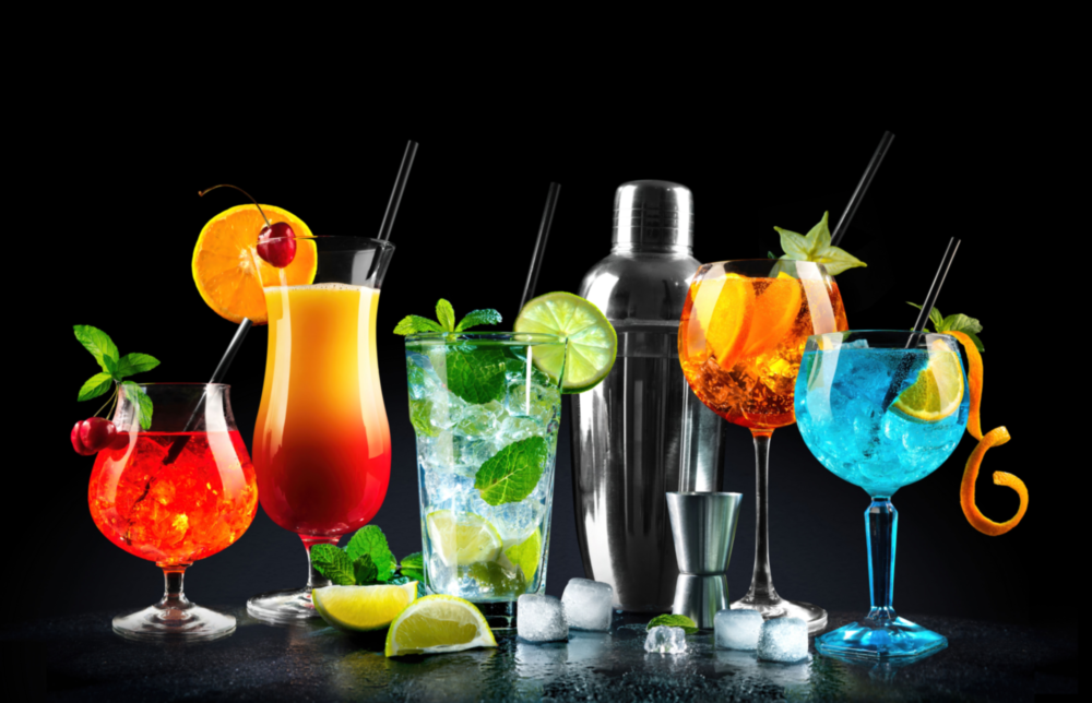 Cocktails Glass Wall Art