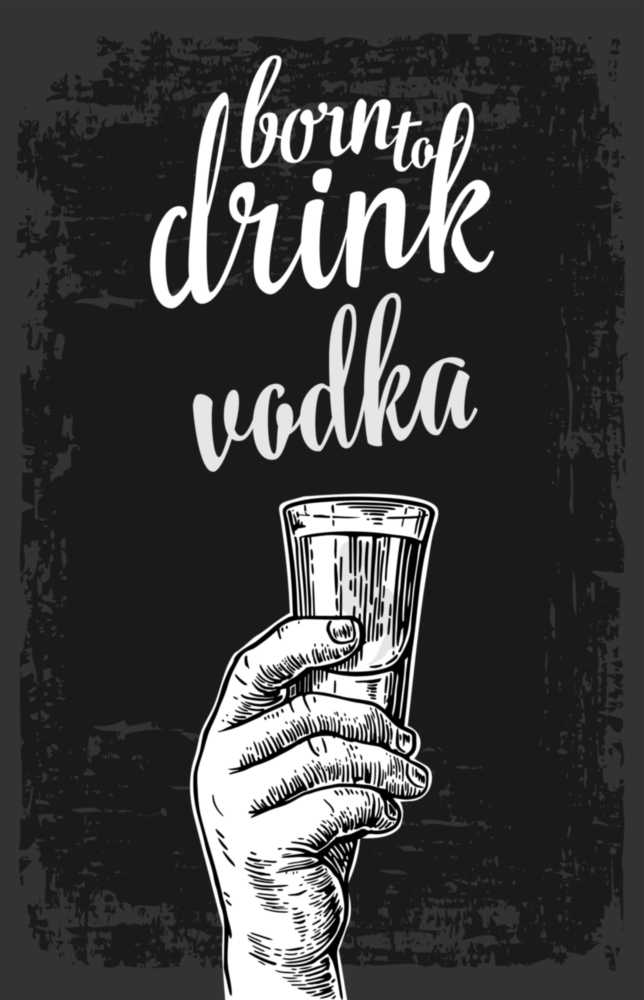 Vodka Glass Wall Art