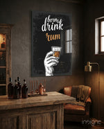 Rum Glass Wall Art - Lifestyle preview in a designer interior