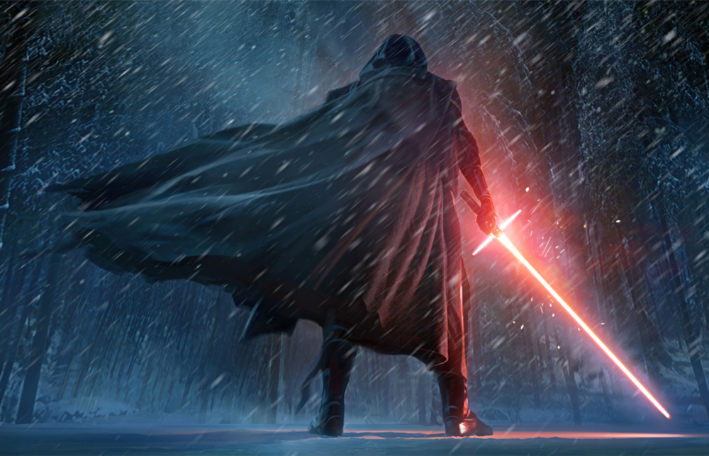 Lightsaber Glass Wall Art