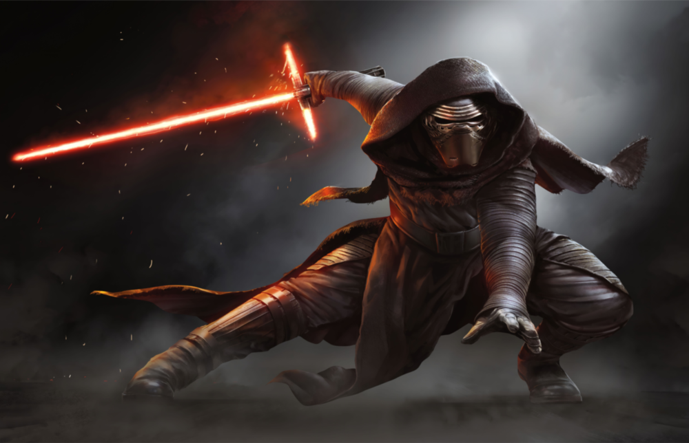 Kylo Ren Glass Wall Art