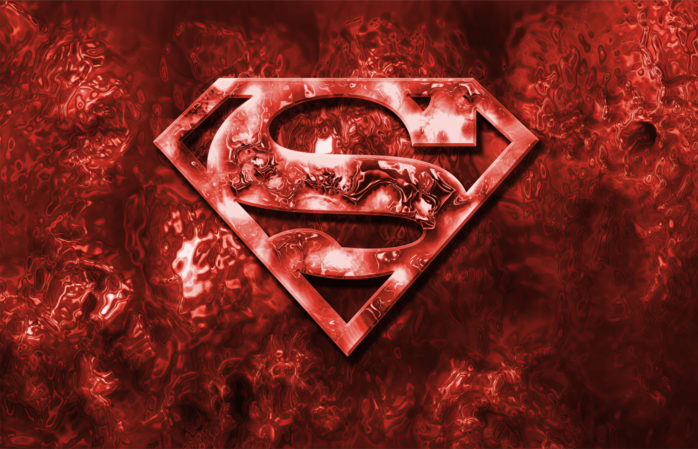 Superman Glass Wall Art