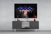 American Eagle panel catching directional light to reveal its patriotic edge