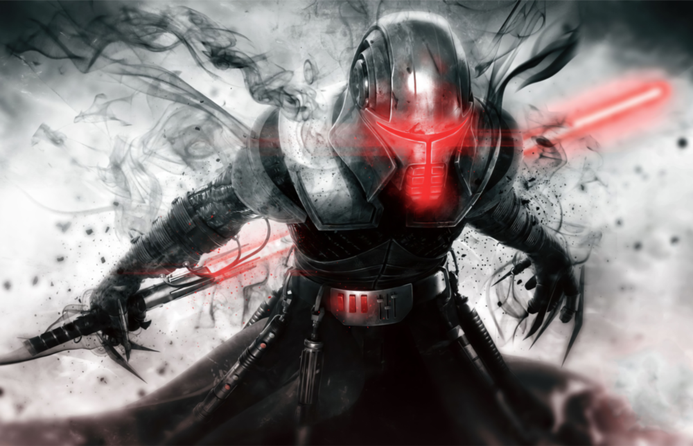 Lord Starkiller Glass Wall Art