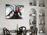 Lord Starkiller panel adding editorial drama to a man cave