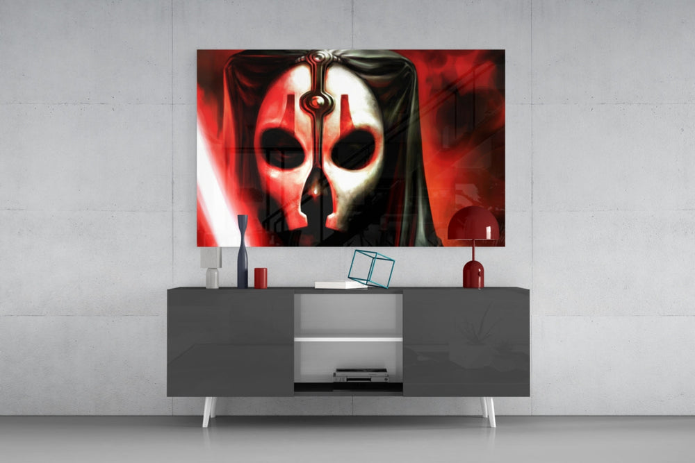 Darth Nihilus panel catching directional light to reveal its menacing gravity