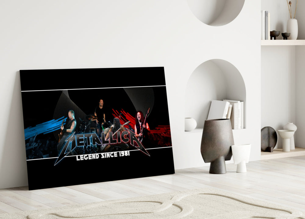 Metallica Glass Wall Art.