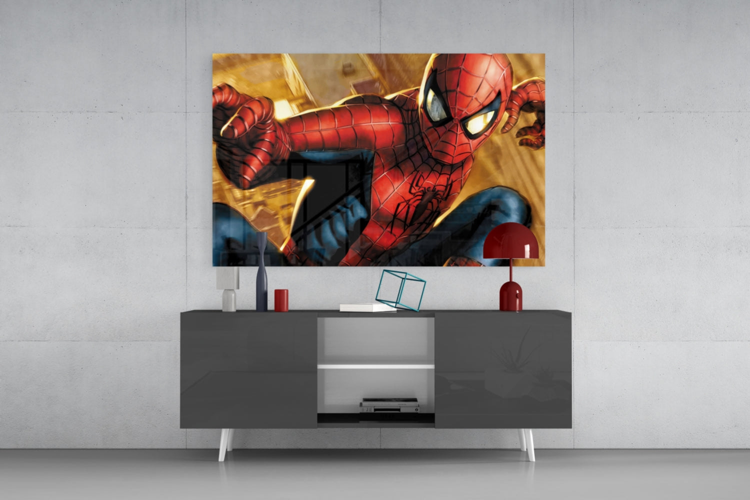 Spider Glass Wall Art.
