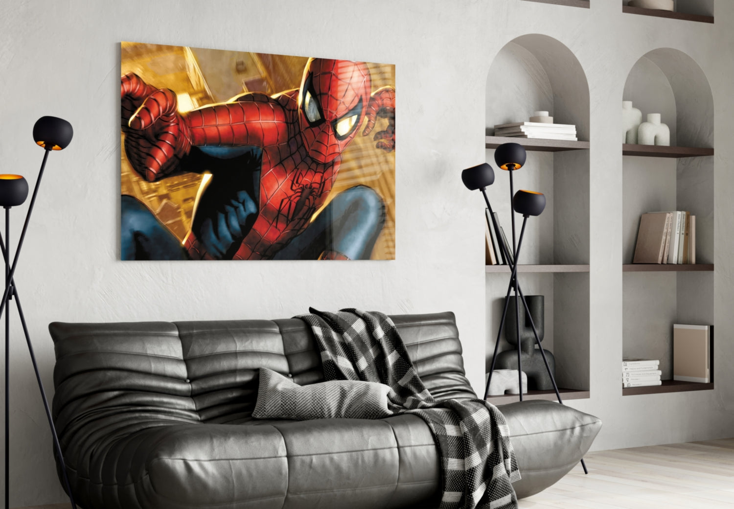 Spider Glass Wall Art.