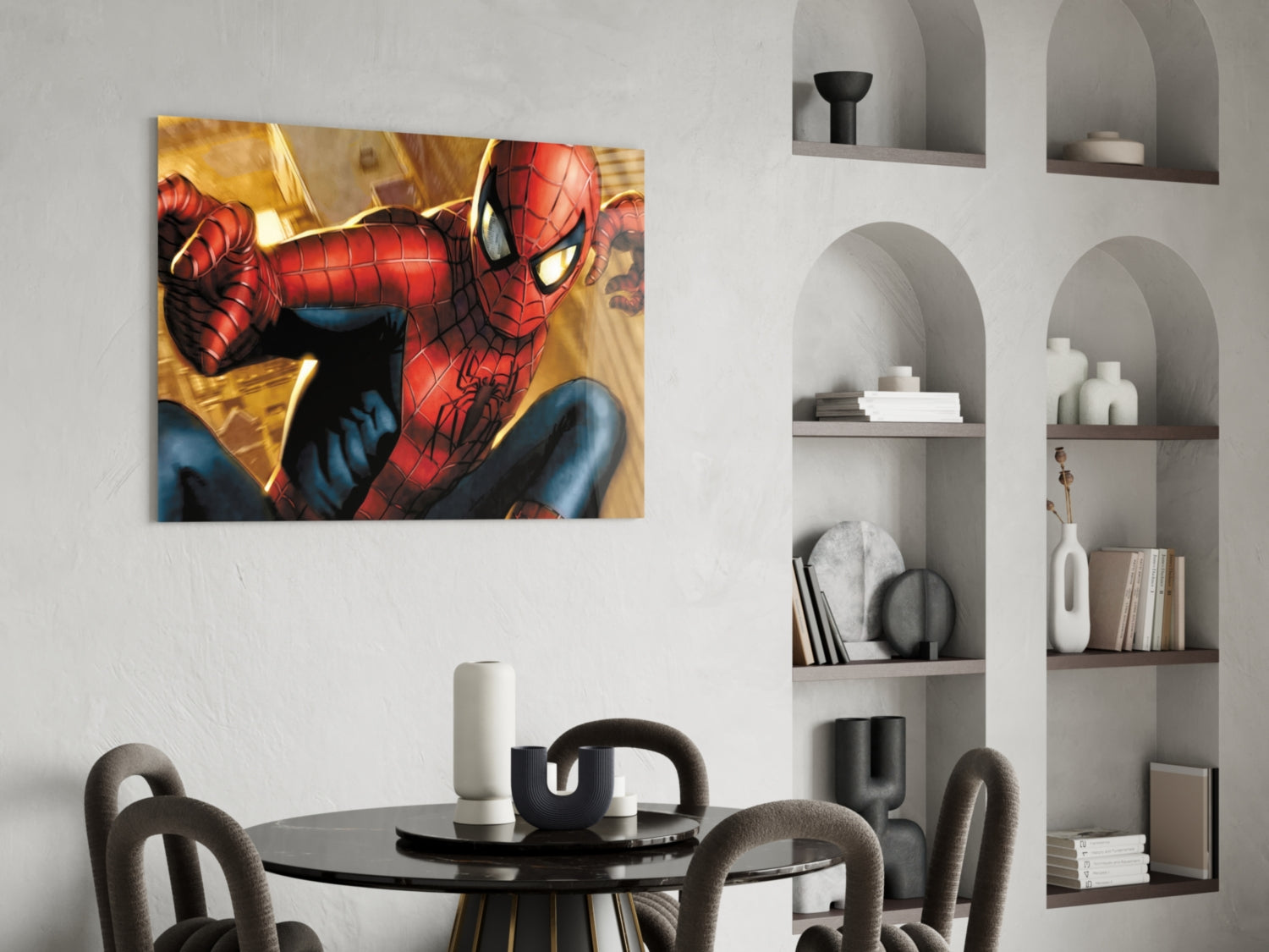 Spider Glass Wall Art.