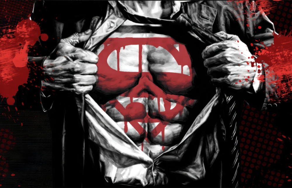 Superman Glass Wall Art