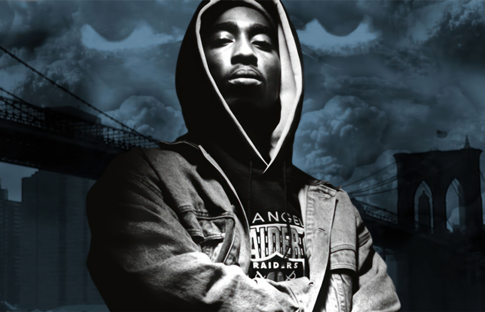 Tupac Shakur Glass Wall Art