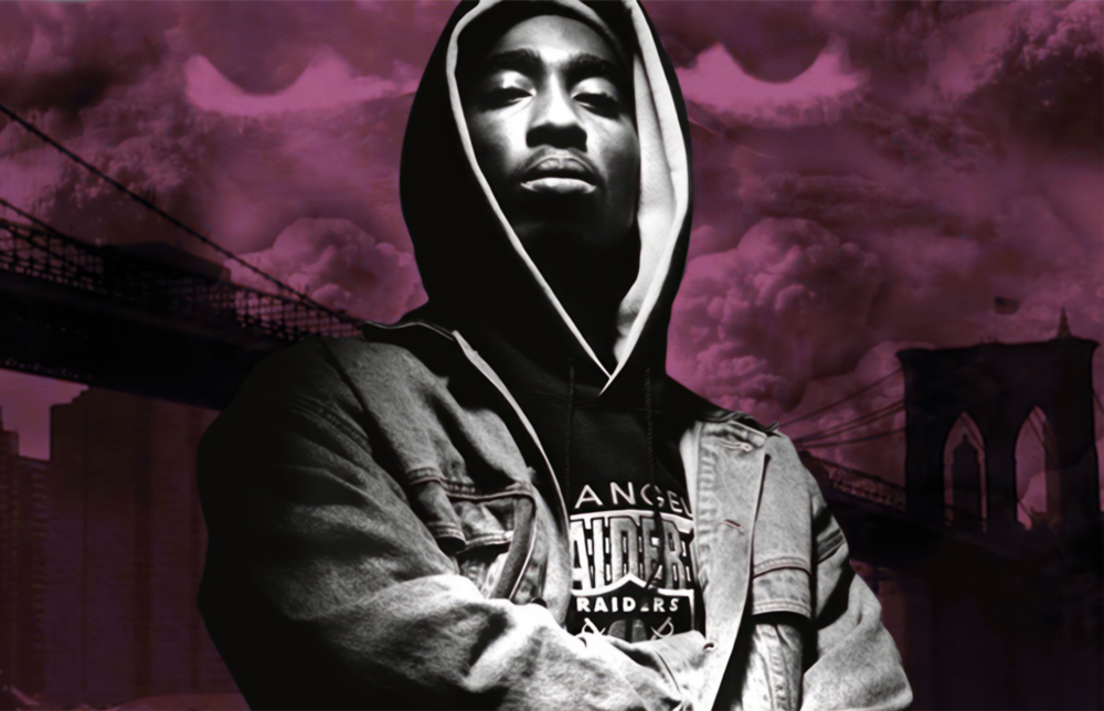 Tupac Shakur Glass Wall Art