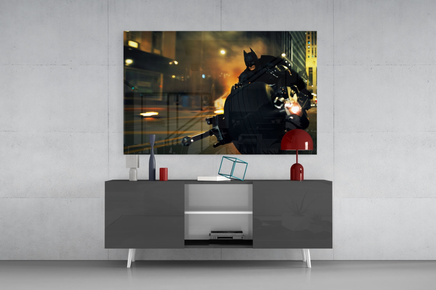 Batman Glass Wall Art.