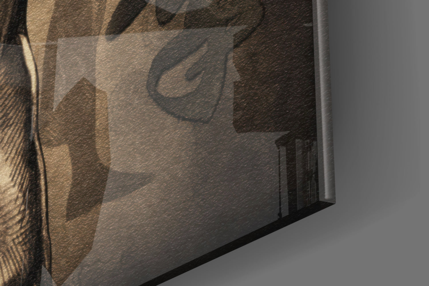 Bruce Lee Glass Wall Art.